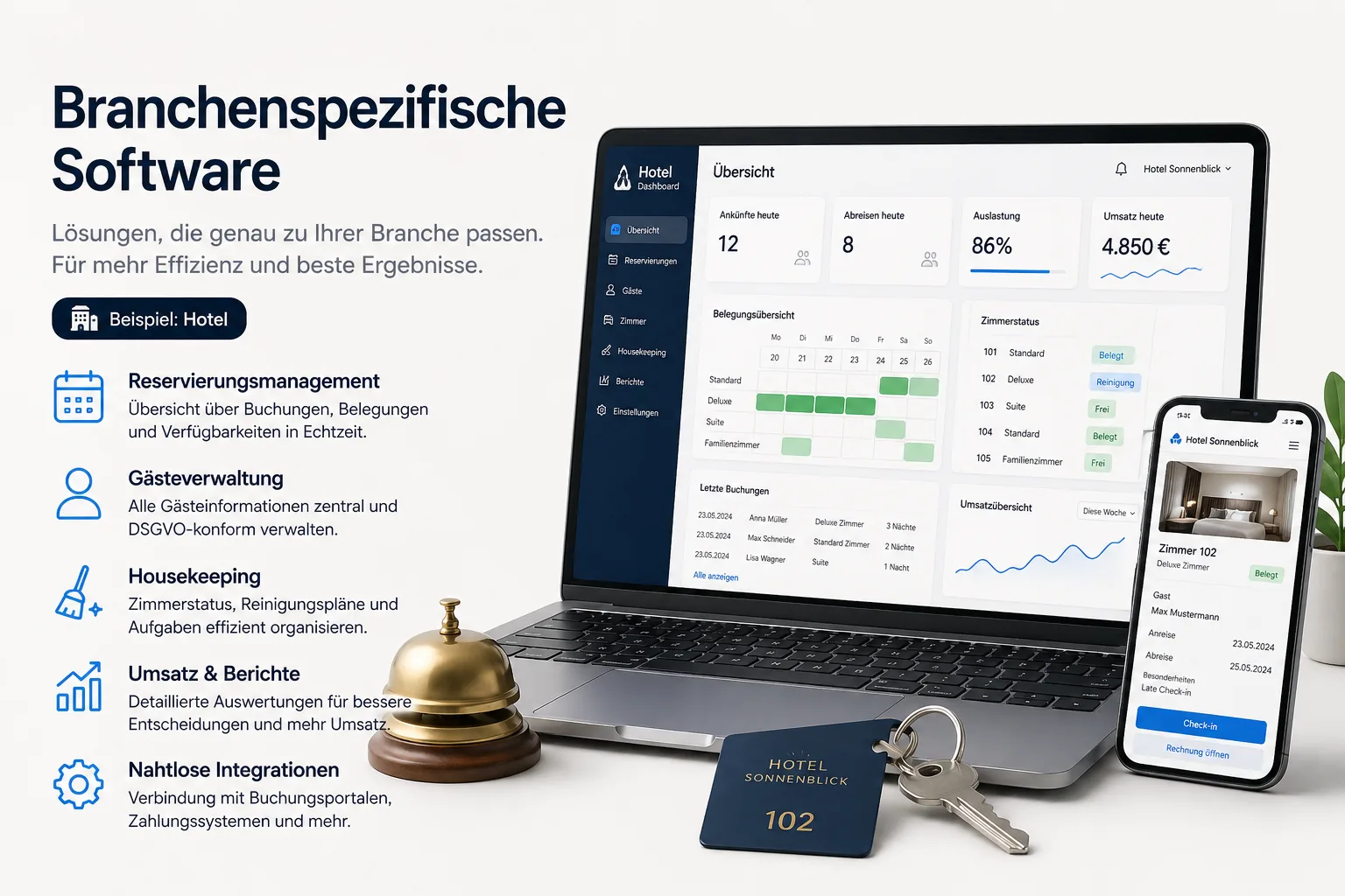 Branchenspezifische Software von JB Creations